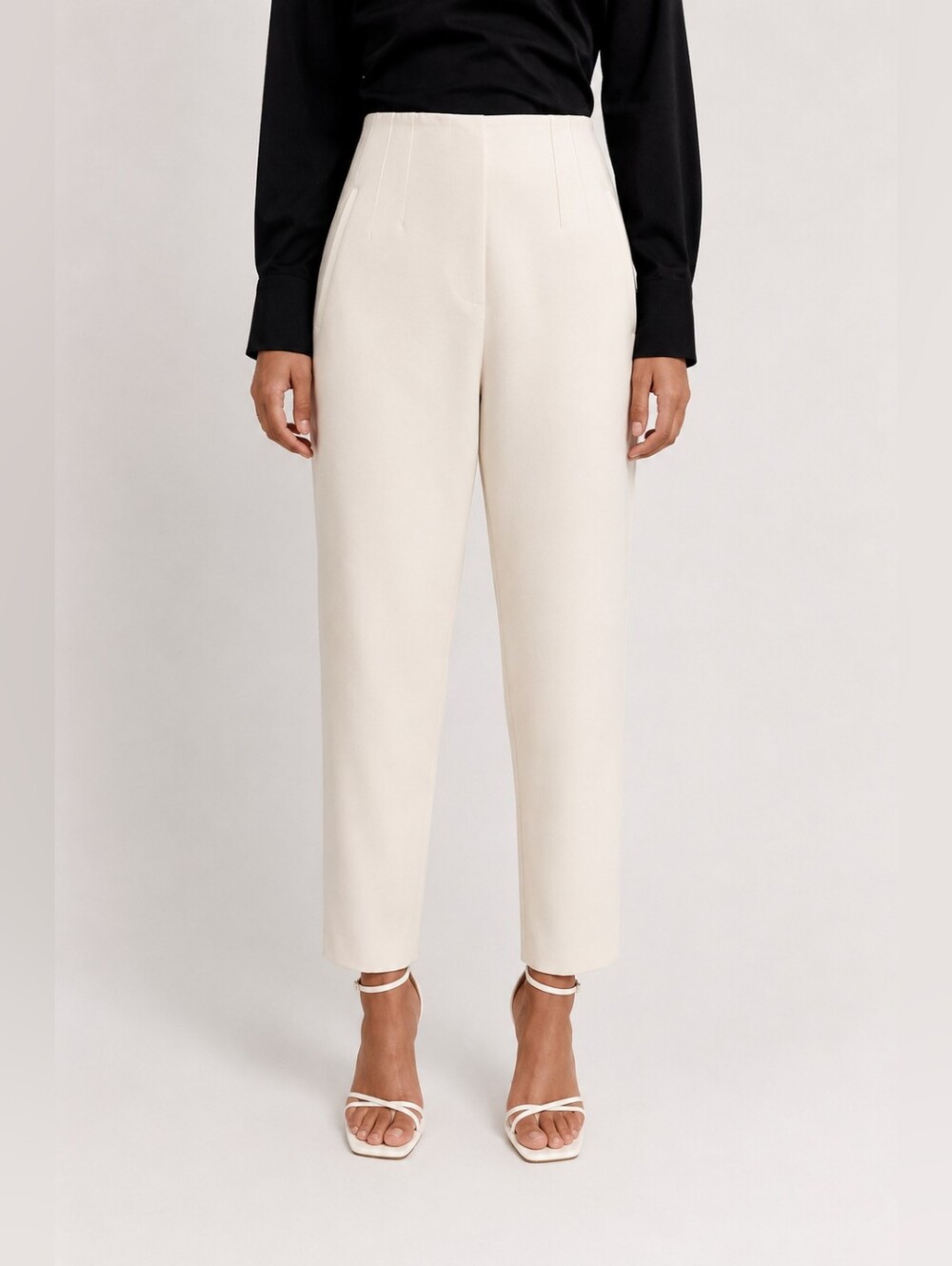 Dynamite Light Cream Tailored Pants